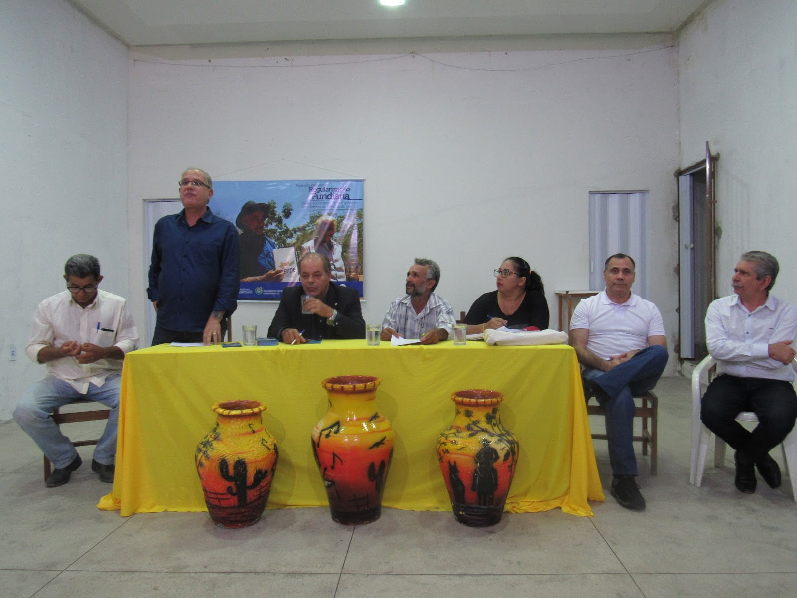 Prefeito Sávio Torres participou de uma reunião com os agricultores e o Iterpe