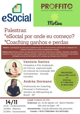 Palestra eSocial é realizada em São José do Egito