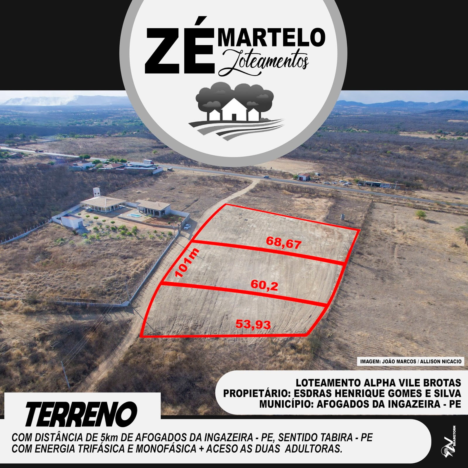 Oportunidade: terreno á venda próximo a Afogados da Ingazeira