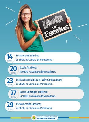 Afogados: Projeto Câmara nas Escolas inicia esta semana