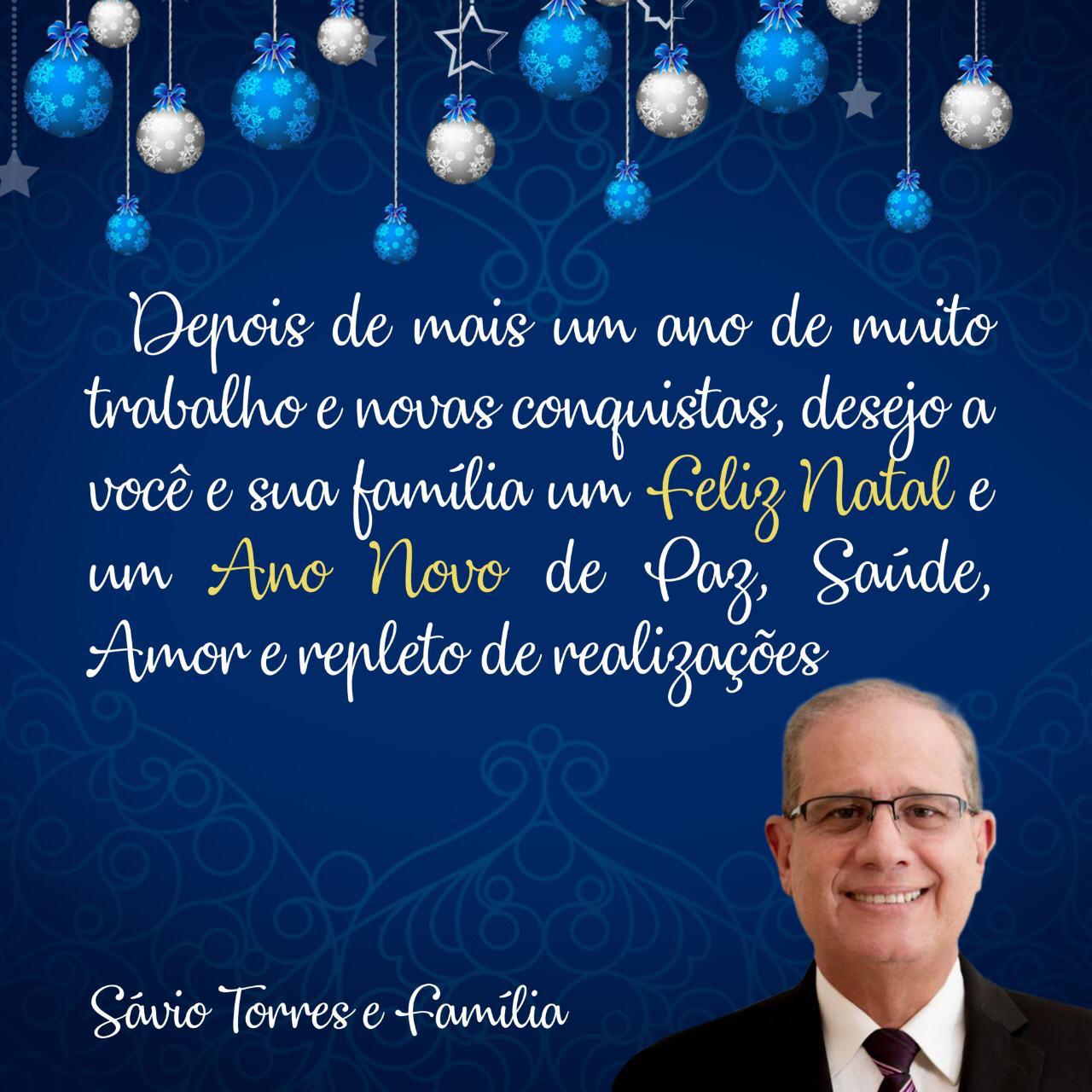 Mensagem de Natal do Prefeito Sávio Torres