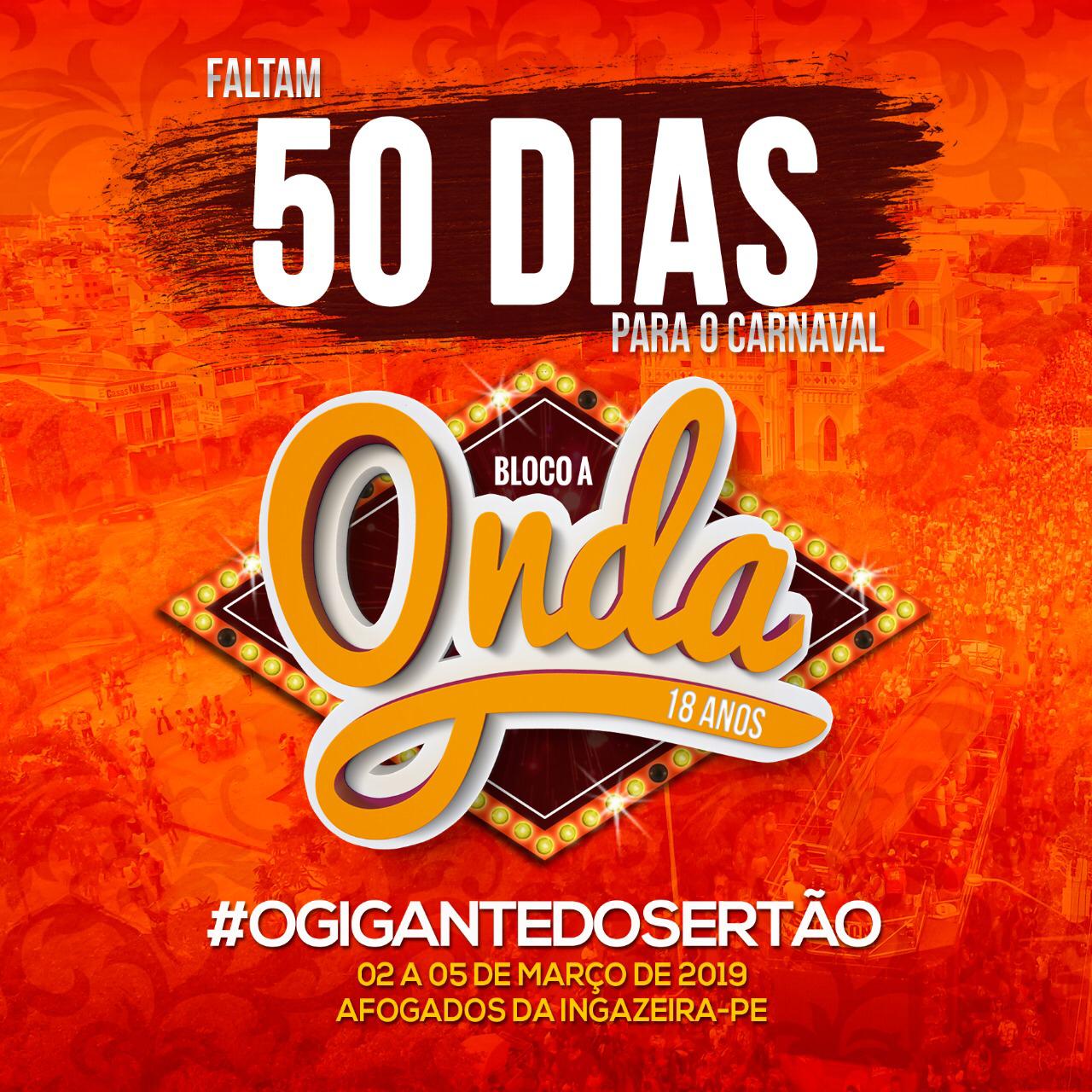 Há 50 dias do carnaval, bloco A Onda com quase todas a atrações fechadas