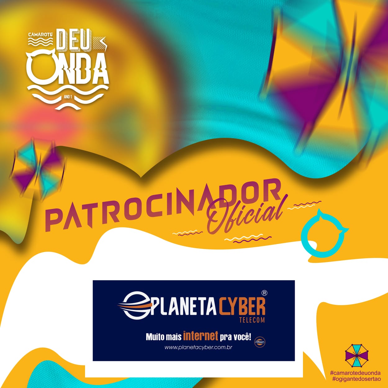 Planeta Cyber vai garantir internet exclusiva no Camarote Deu Onda