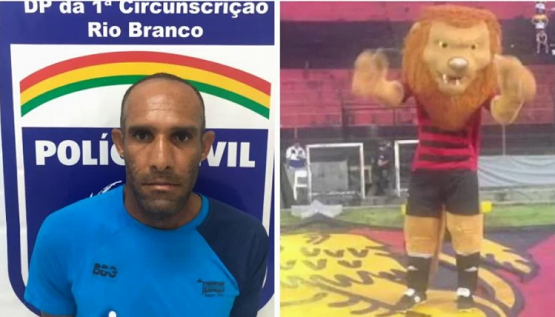 Léo, o famoso mascote do Sport, é preso por suspeita de estupro