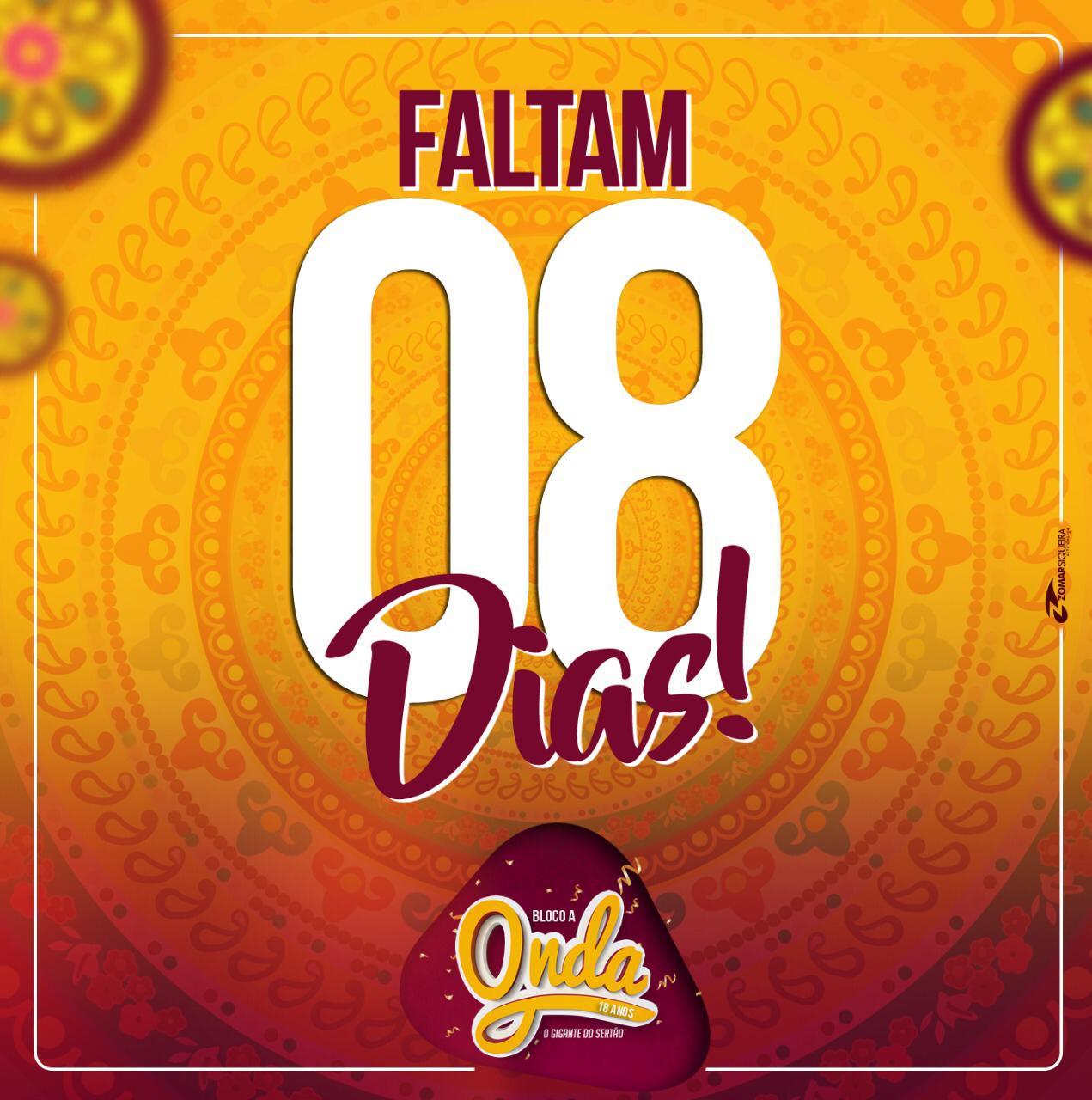 Faltam oito dias para o bloco A Onda, confira o convite de Aldair Playboy