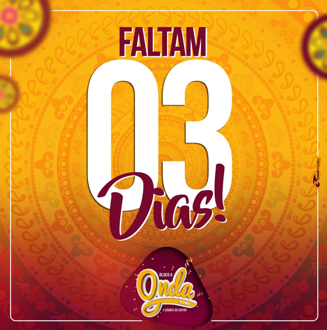 Faltam três dias para o bloco A Onda, confira o convite de Gabriel Diniz