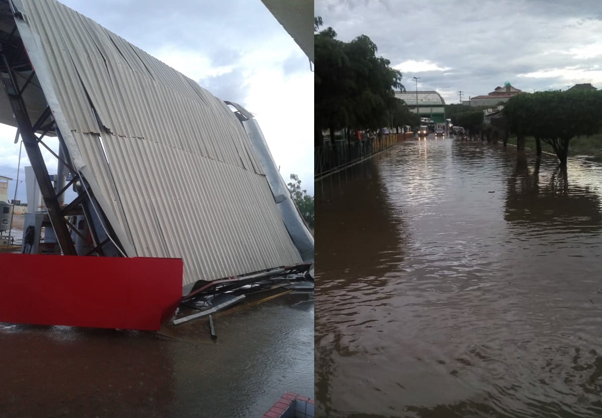 Chuva assusta e causa prejuízos em Tuparetama
