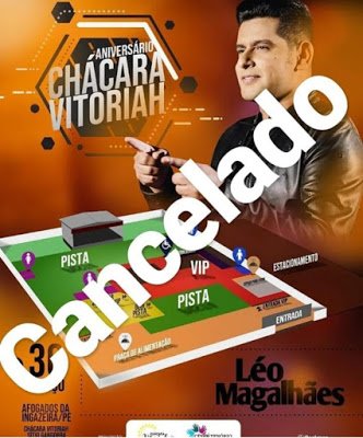 Devido as chuvas, show de Léo Magalhães em Afogados é cancelado