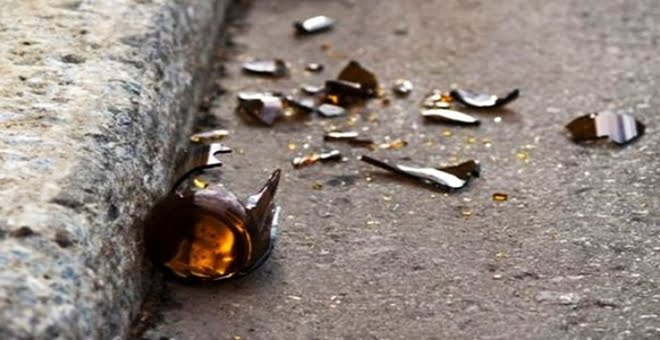 Mulher quebra garrafa e se auto lesiona após brigar com namorado em Tabira