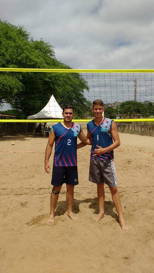 Dupla de vôlei de praia de SJE Jhony e Jackson ganham patrocinadora oficial para disputar a 7° etapa open vôlei de praia em João Pessoa-PB