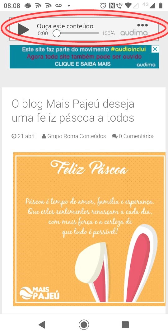 Mais Pajeú entra no movimento Áudio Inclui da Audima