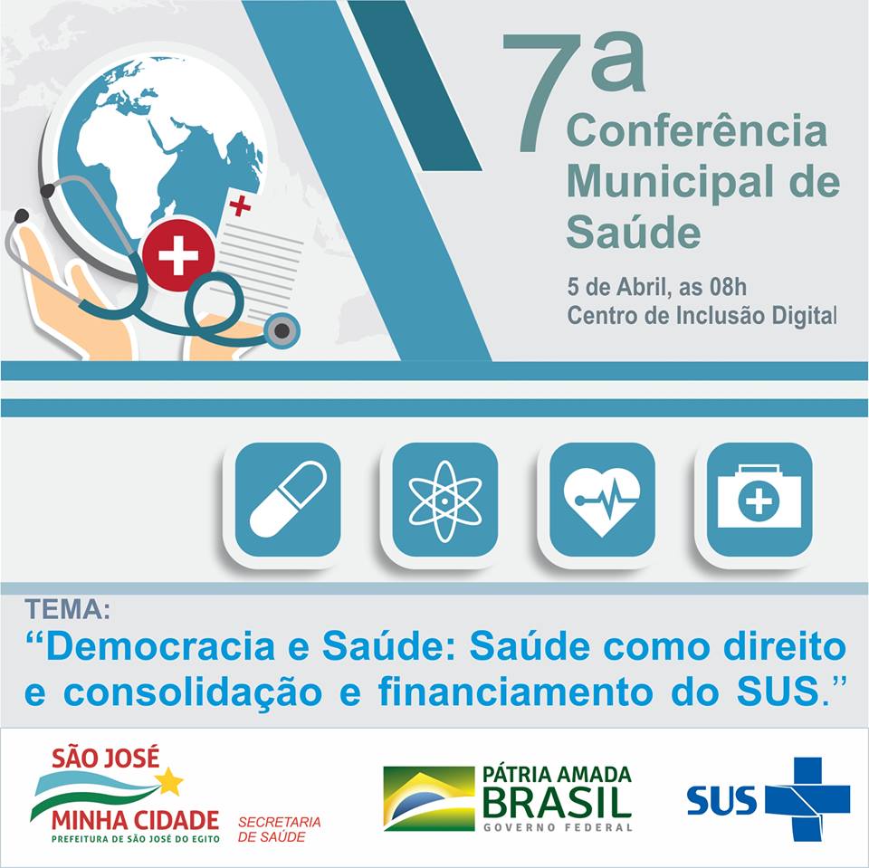 São José do Egito vai realizar a 7ª Conferência Municipal de Saúde