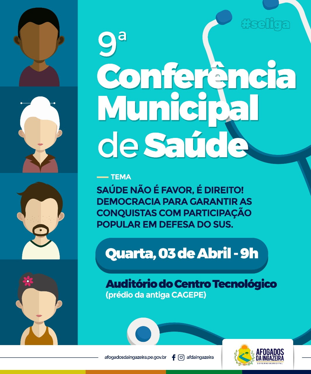 Afogados realiza nesta quarta (03), 9ª Conferência Municipal de Saúde