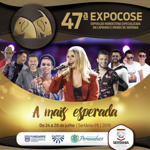 47ª exposição de caprinos e ovinos de Sertânia terá shows de Marília Mendonça e Devinho Novaes