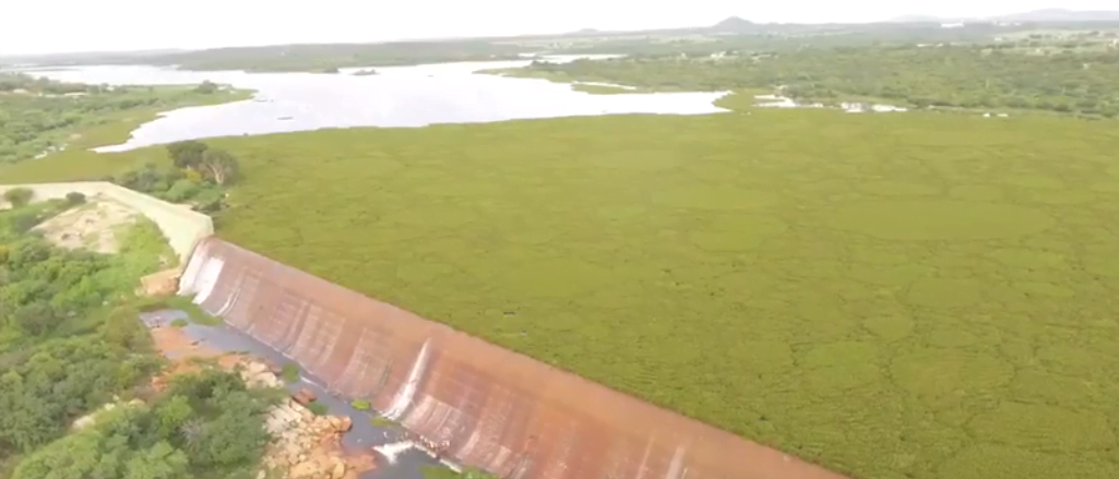 TV + Pajeú: Imagens aéreas da Barragem de Brotas