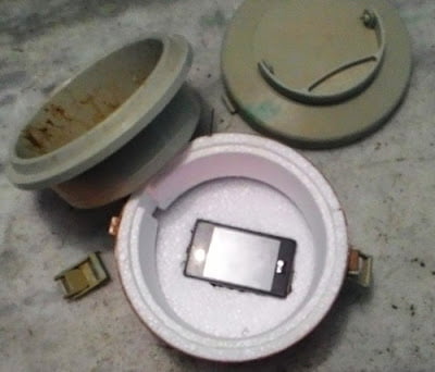 Polícia apreende celular em fundo falso de marmita, na cadeia de Serra Talhada