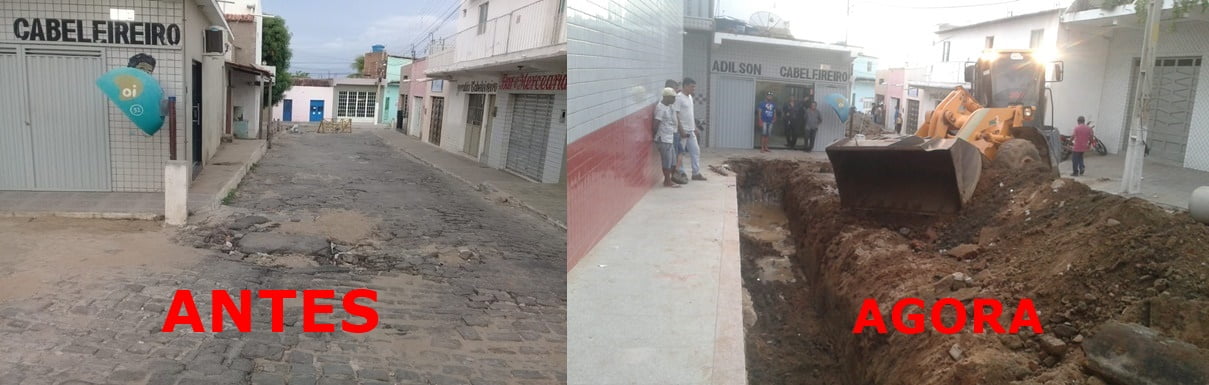 Após denuncia do blog, prefeitura de SJE recupera esgoto e pavimentação de rua