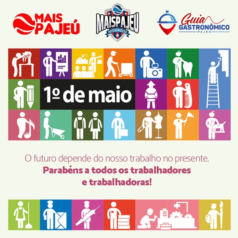 1º de maio – Dia do Trabalho