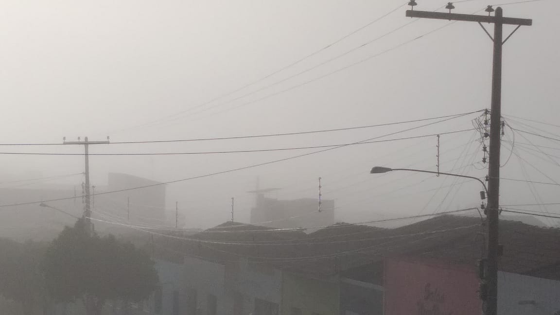 Riacho do Meio amanhece nublado, confira imagens