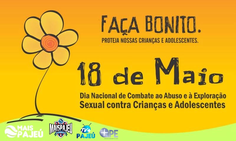 Hoje é Dia Nacional de Combate ao Abuso e à Exploração Sexual contra Crianças e Adolescentes