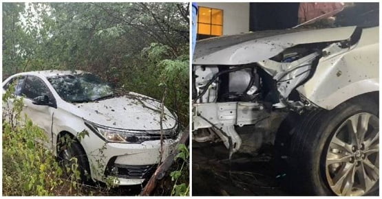 Cantor Batista Lima e esposa sofrem acidente na BR-232