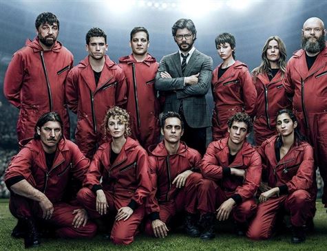 ‘La Casa de Papel’ e outras séries da Netflix serão transformadas em livros