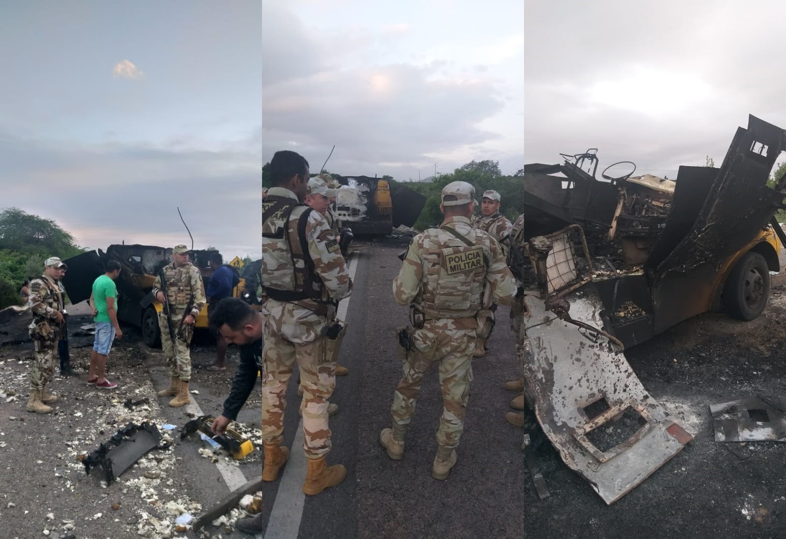Carro forte é alvo de explosão e dinheiro é roubado em Petrolândia, Sertão de PE