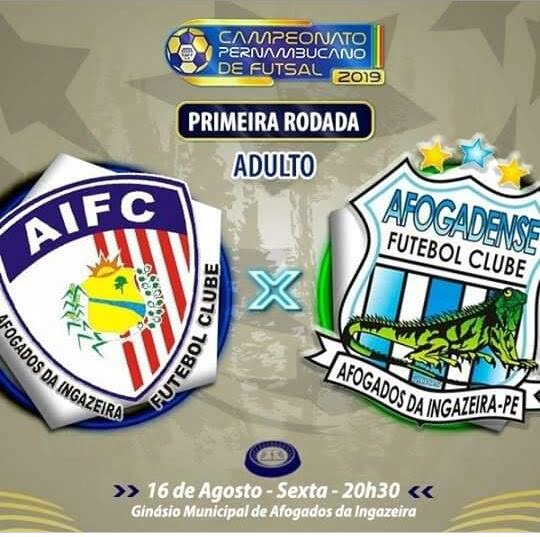 Afogados e Afogadense farão clássico sertanejo logo na 1ª rodada do Campeonato Pernambucano de Futsal