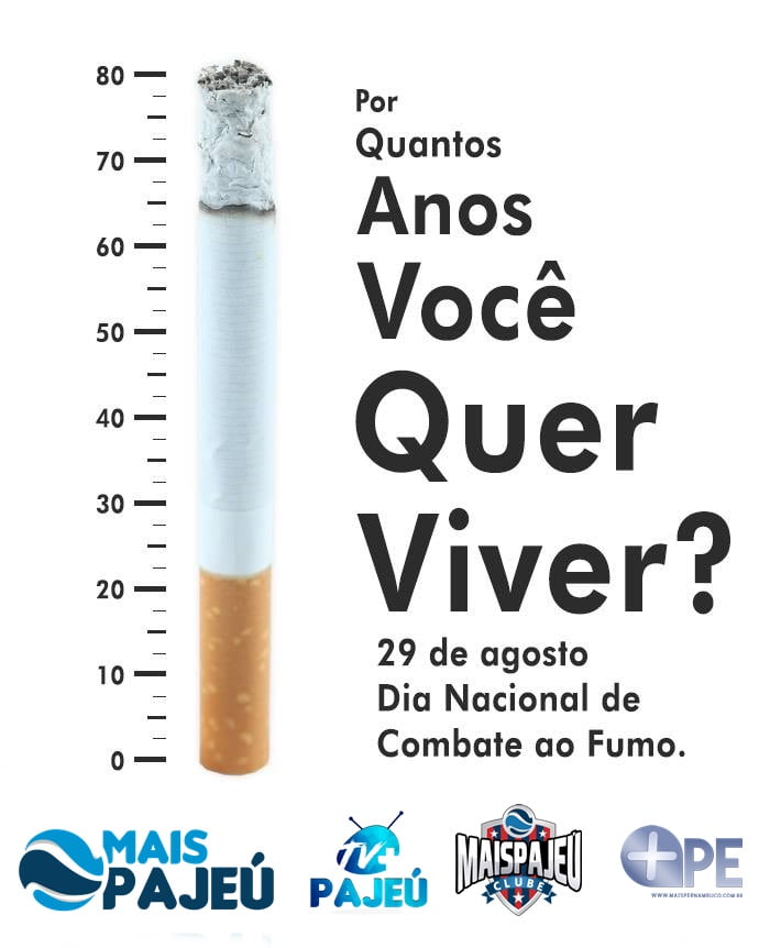 29 de Agosto – Dia Nacional de Combate ao Fumo