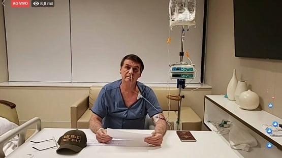 Estável, Bolsonaro queria ir a jogo do Palmeiras, mas leva ‘puxão de orelha’ de médico