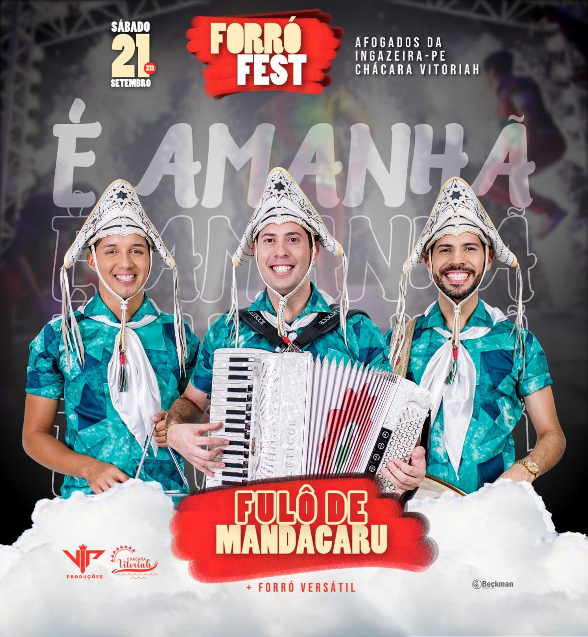 É amanhã o grande show da Banda Fulô de Mandacaru, em Afogados