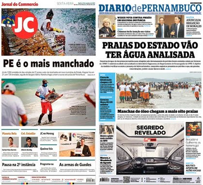 Confira manchetes dos principais jornais do país nesta sexta-feira 25 de outubro de 2019