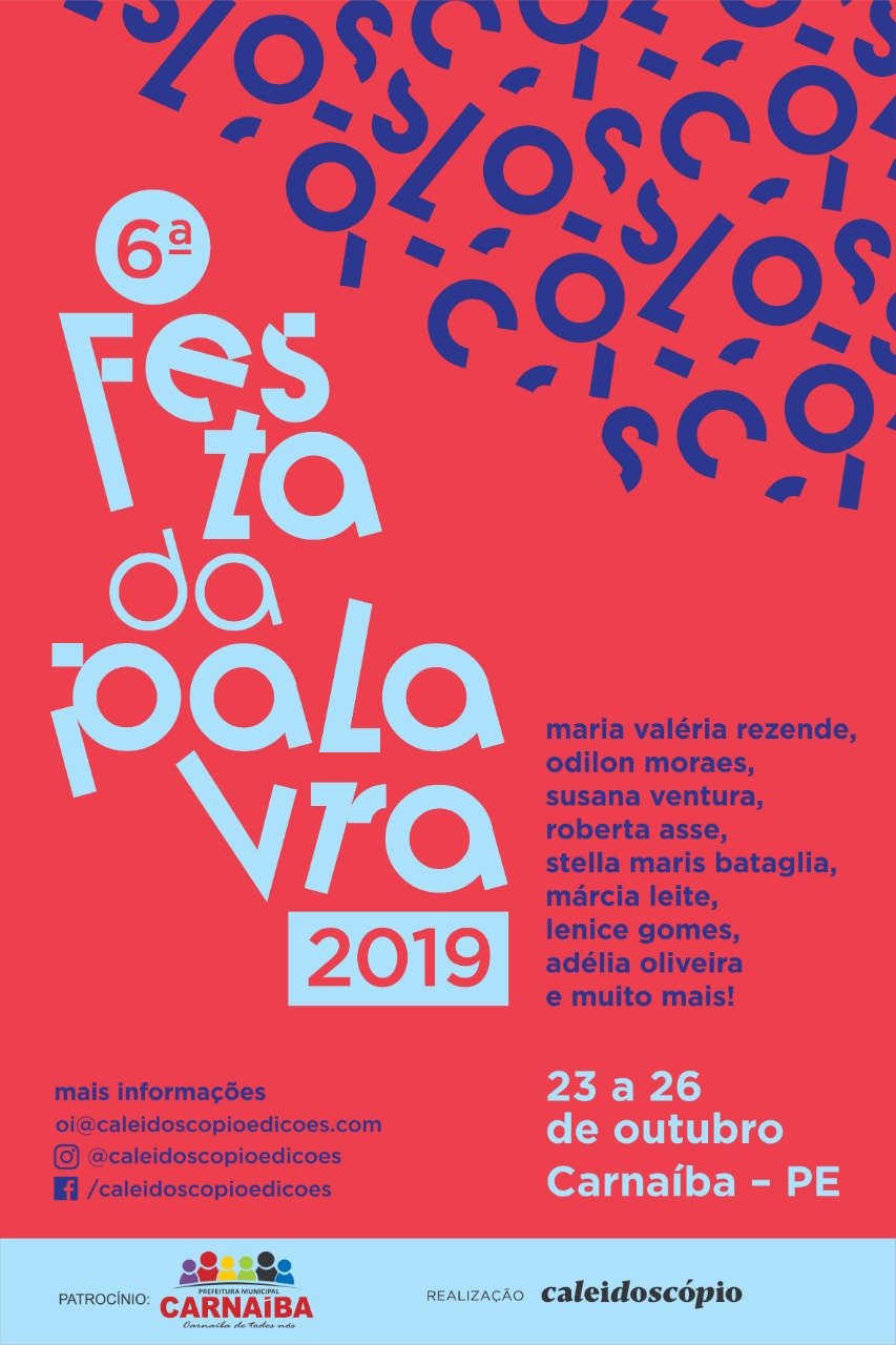 6ª Festa da Palavra 2019 em Carnaíba. Confira a programação