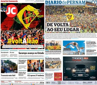 Confira manchetes dos principais jornais do país nesta quinta-feira 21 de novembro de 2019