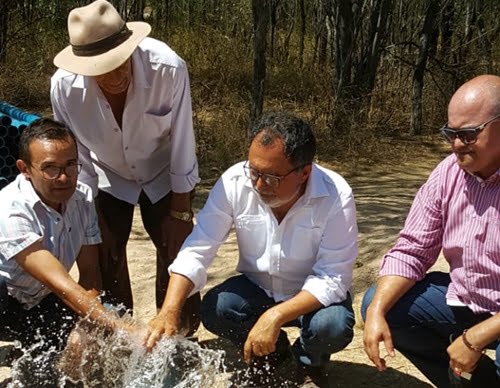 Anchieta Patriota autoriza início de adutora e beneficia mais de 250 famílias em Serra Branca