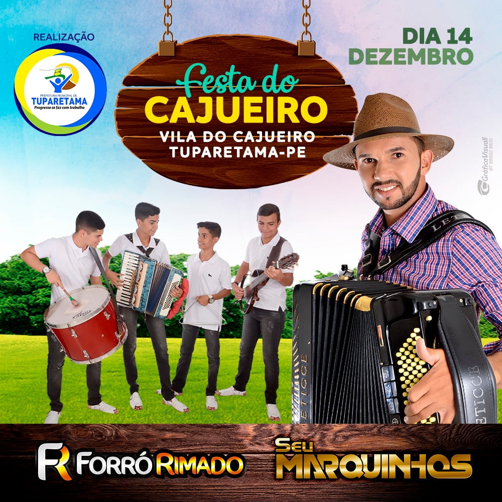 Encerramento da festa da padroeira na Vila do Cajueiro terá Seu Marquinhos e Forró Rimado