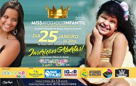 Inscrições abertas para o Miss Afogados Infantil 2020