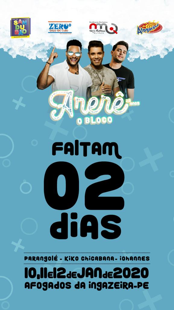 Arerê: faltam dois dias para o maior carnaval fora de época do interior de Pernambuco