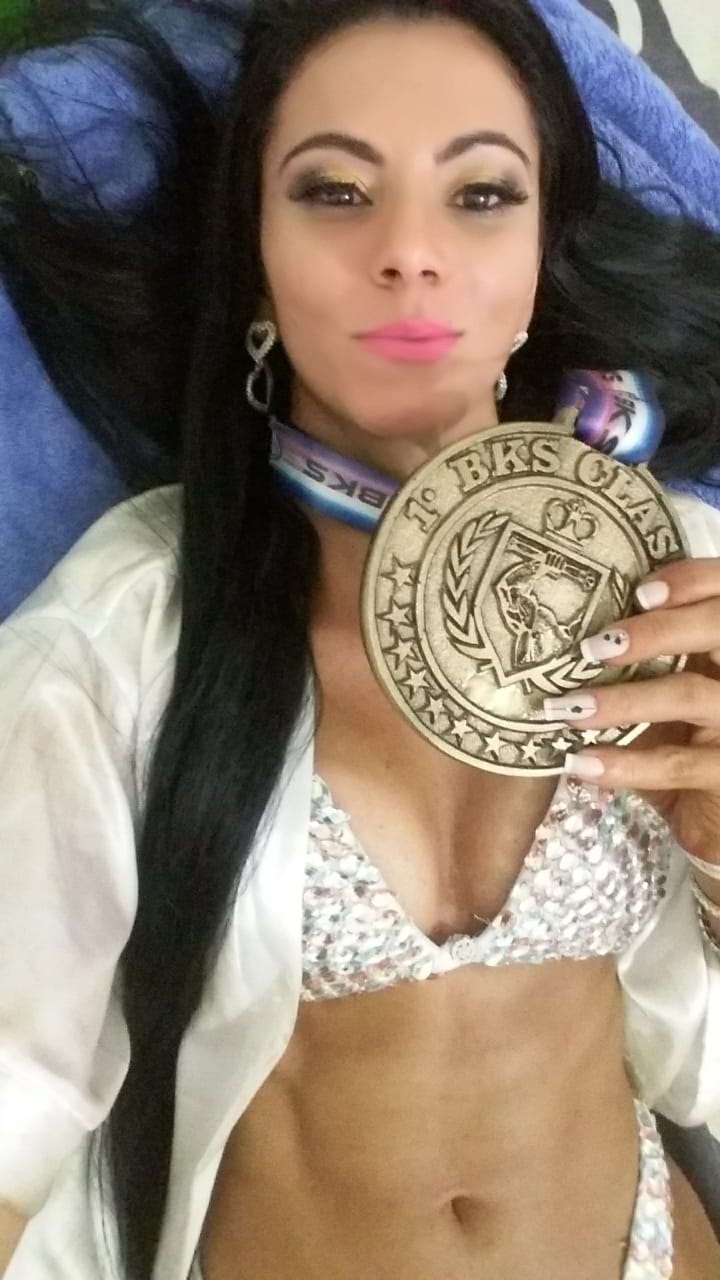 Egipcience leva mais uma é foi classificada para disputar o campeonato Brasileiro de Fisiculturismo