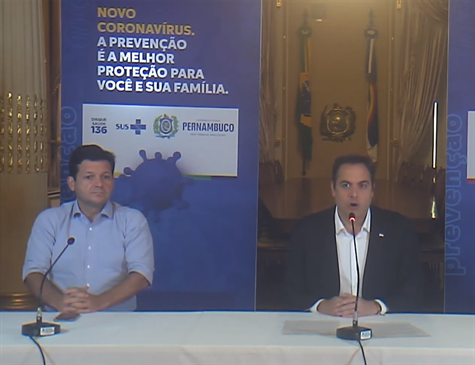 Governador determina fechamento de comércio e obras em Pernambuco