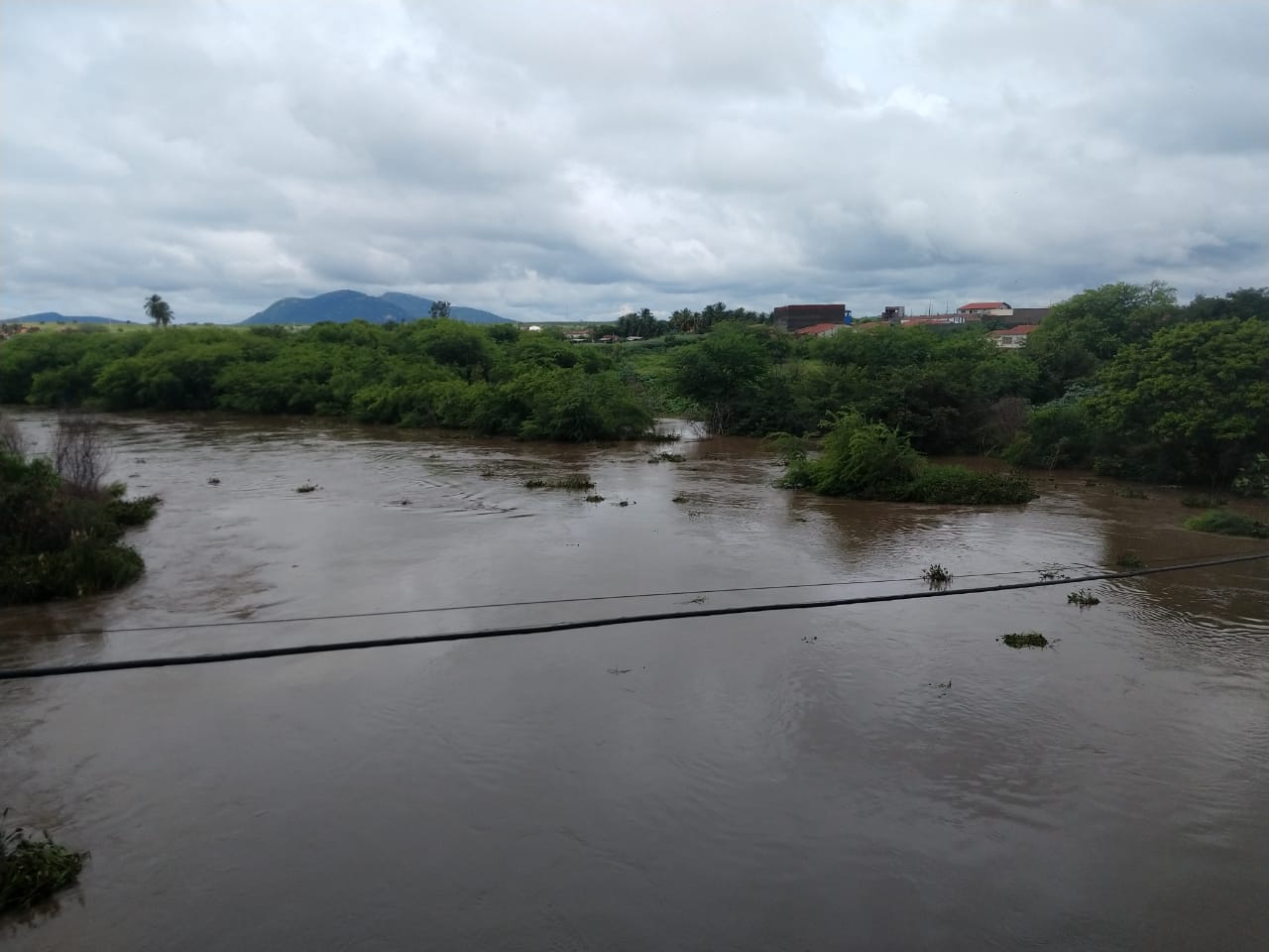 Rio Pajeú toma água em Afogados da Ingazeira, confira imagens