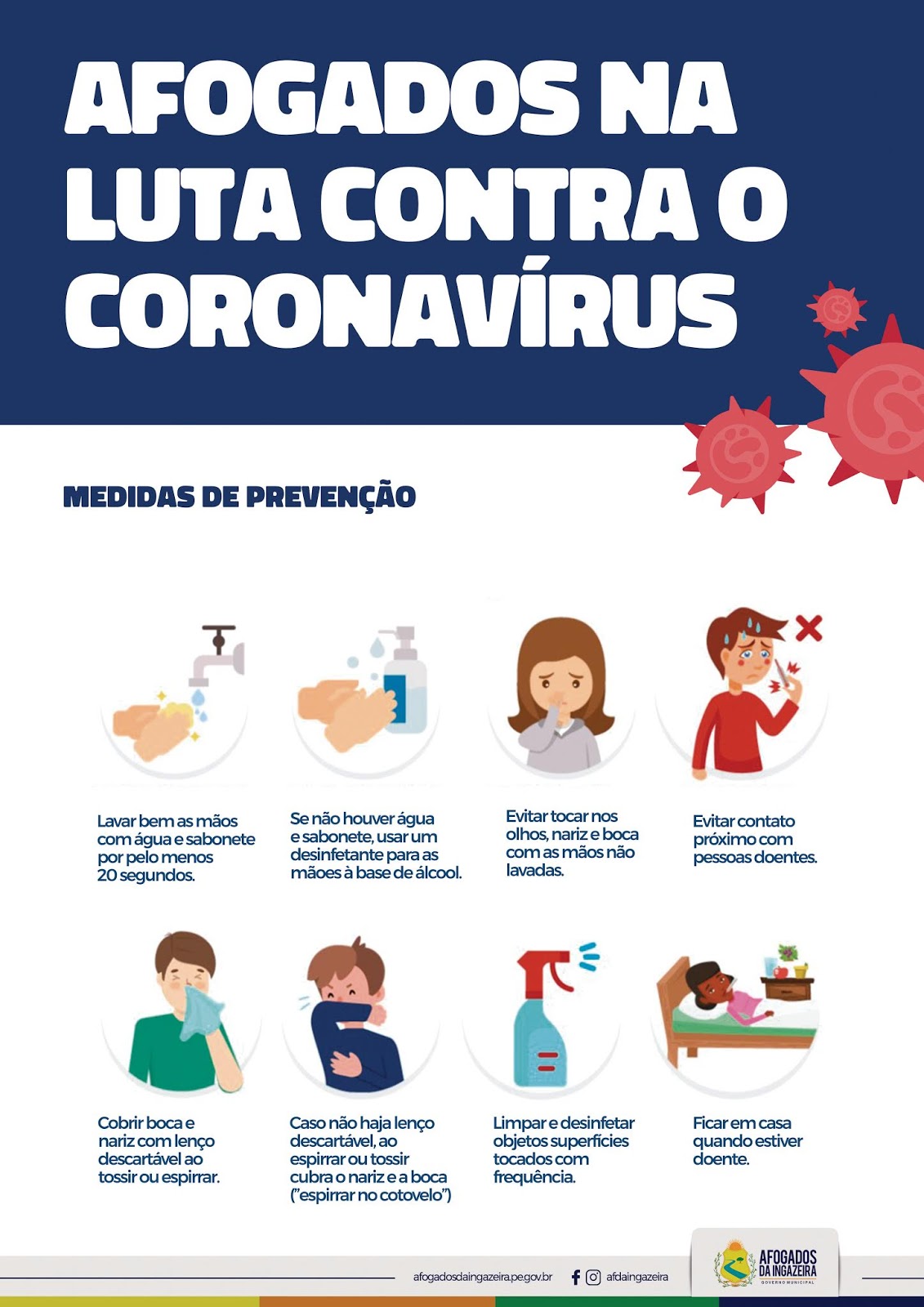 Prefeitura de Afogados divulga ações de combate ao coronavírus