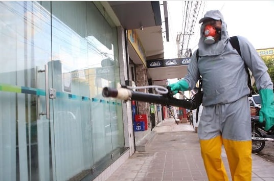 Prefeitura iniciou desinfecção de ruas em Afogados