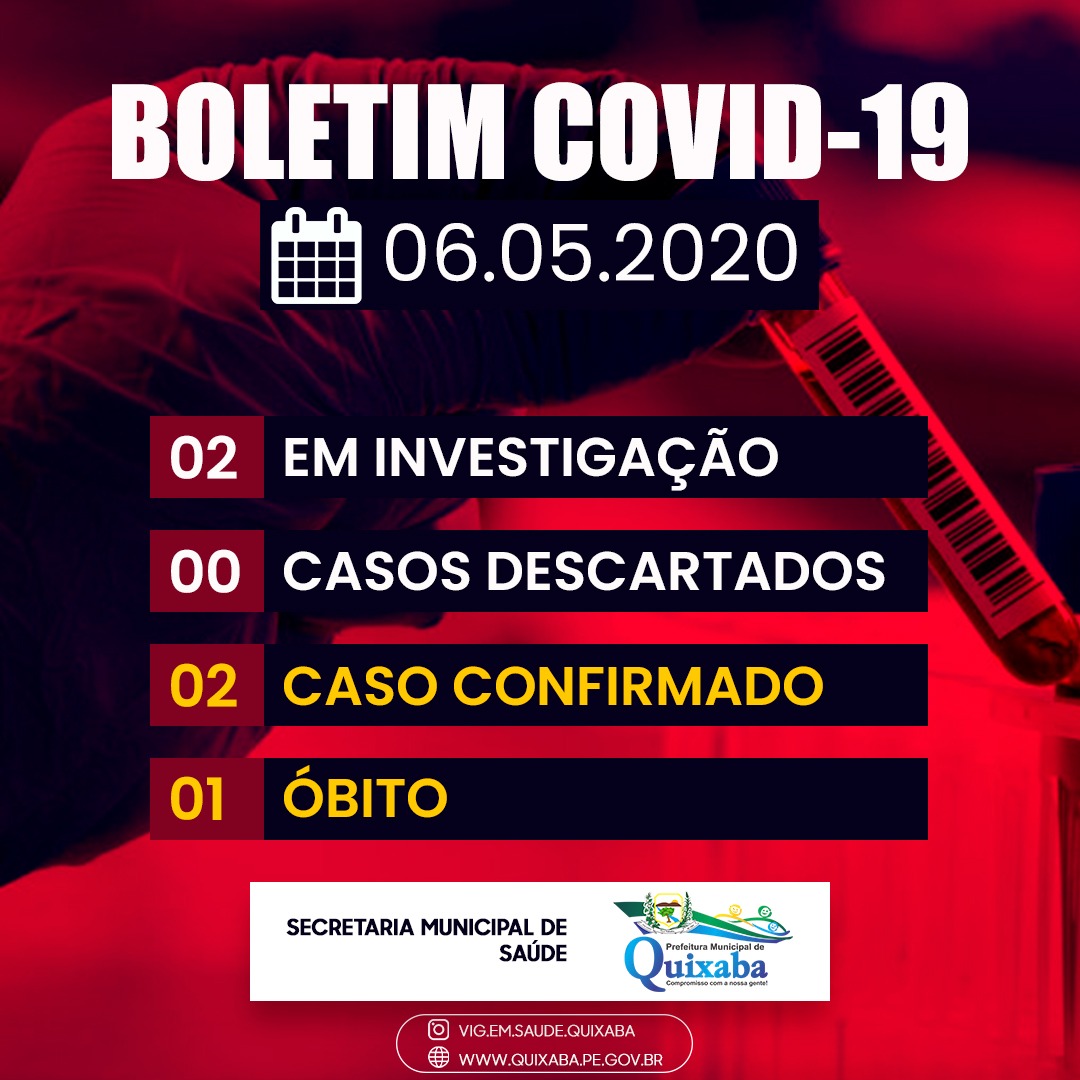 Segundo caso de Covid-19 registrado em Quixaba