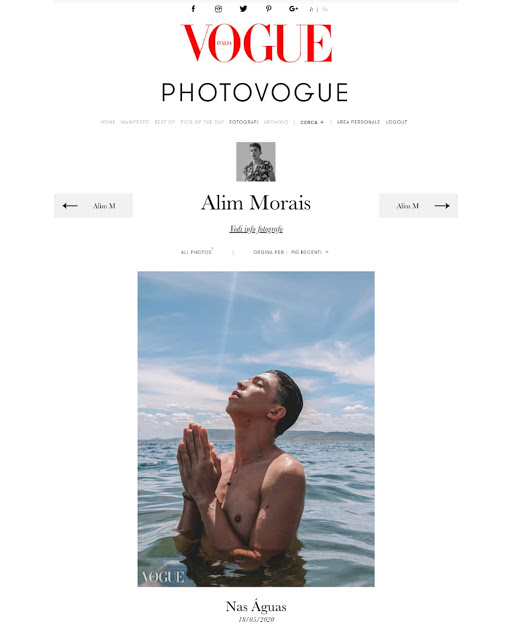 Digital Influencer afogadense tem foto publicada em famosa revista italiana