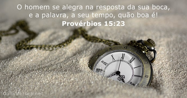 Palavra do Dia: Provérbios 15