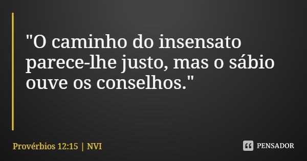 Palavra do Dia: Provérbios 12