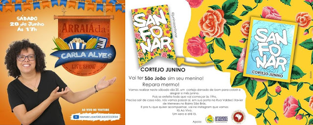 Confira as lives dos artistas de hoje, sábado, 20 de junho