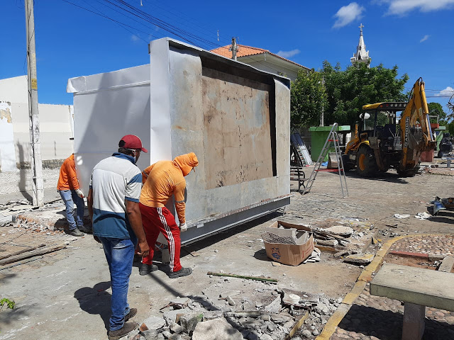 Prefeitura de Afogados inicia obra de revitalização da Praça Carlos Cottart