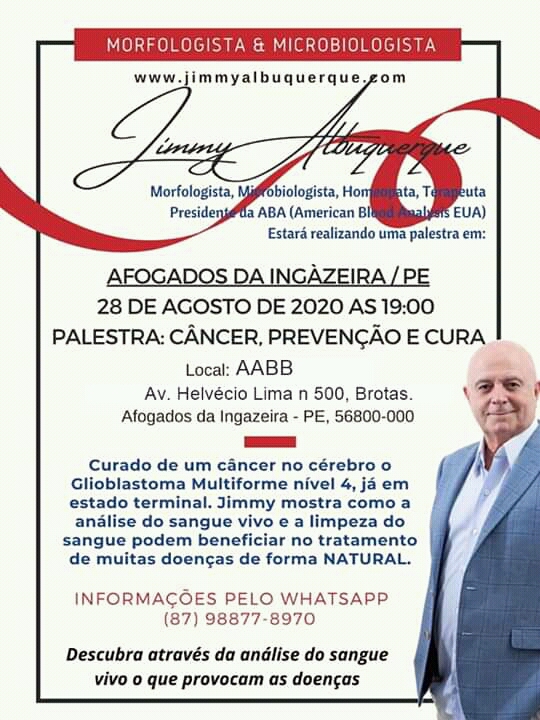 Descubra como curar e prevenir o câncer e outras doenças com Morfologista e Microbiologista que estará em Afogados